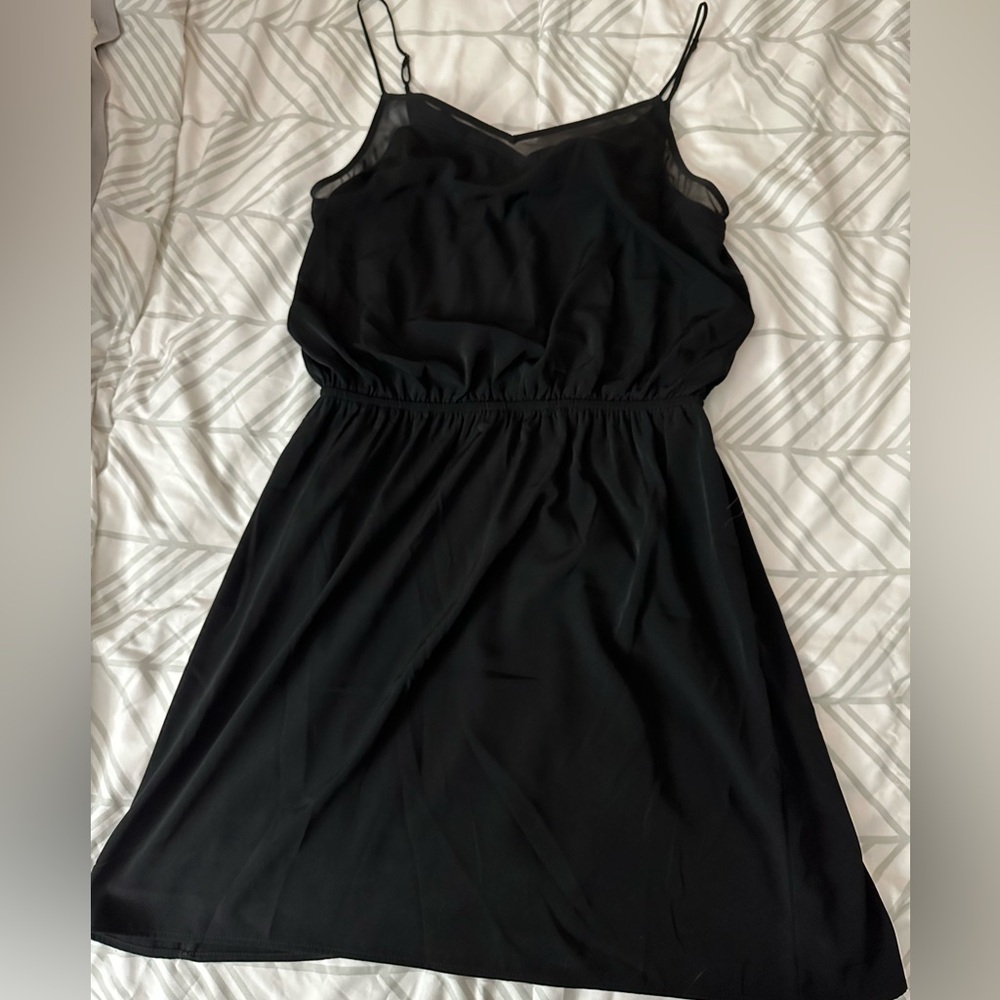Black mini dress